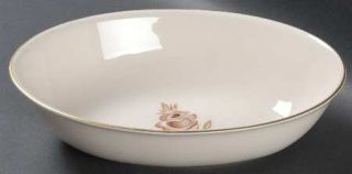 Pickard Brown Rose 9 Oval Vegetable Bowl, Fine China Dinnerware   Brown Rose, G