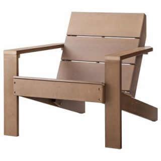 Outdoor Patio Furniture: Threshold Brown Wood Adirondack Chair, Bryant
