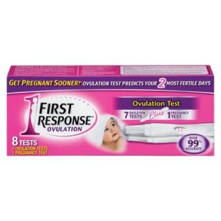FIRST RESPONSE Ovulation Test   8 Count (7 Ovulation Tests, 1 Pregnancy Test)
