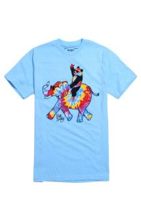 Mens Riot Society T Shirts   Riot Society Trippy Elephant Ride T Shirt