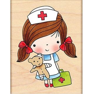 Penny Black Rubber Stamp 2.5x3.25in first Aid Mimi