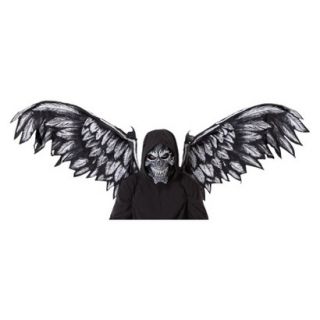 Adult Fallen Angel Mask and Wings Kit   One Size Fits Most