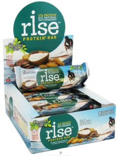 Rise Foods   Rise Protein Bar Crunchy Carob Chip   2.1 oz. Formerly Boomi Bar