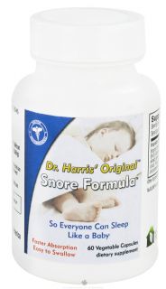 Dr. Harris Original   Snore Formula   60 Vegetarian Capsules