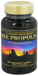 CC Pollen   High Desert Bee Propolis   60 Vegetarian Capsules