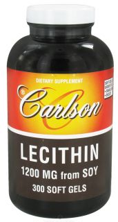 Carlson Labs   Lecithin 1200 mg.   300 Softgels