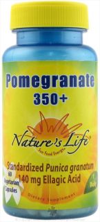 Natures Life   Pomegranate 350 plus 140 mg.   60 Vegetarian Capsules