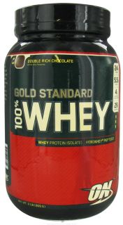 Optimum Nutrition   100% Whey Gold Standard Protein Double Rich Chocolate   2 lbs.