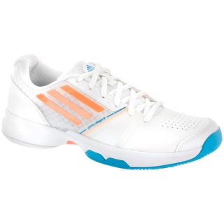 adidas Galaxy Allegra III: adidas Womens Tennis Shoes White/Glow Orange/Solar B