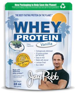 Jay Robb   Whey Protein Isolate Powder Vanilla   24 oz.