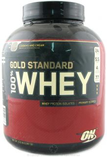 Optimum Nutrition   100% Whey Gold Standard Protein Cookies & Cream   5 lbs.