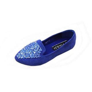 Leatherette/Crystal Womens Comfort Shoes Flat Heel women fashion shoes(More Colors)