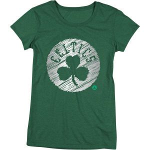 Boston Celtics NBA Womens Scribbler Tee Shirt