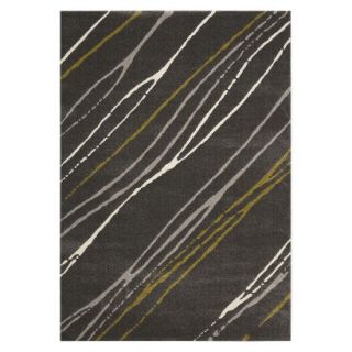 Safavieh Contemporary Stripes Area Rug   Dark Gray (67x96)