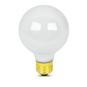 Feit Electric 40 Watt Incandescent G25 White Light Bulb (48 Pack) 40G25/W/MP/48