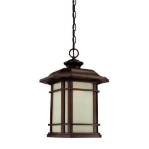 Acclaim Lighting Somerset Collection Hanging Outdoor 1 Light Architectural Bronze Light Fixture 8126ABZ