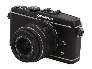 OLYMPUS PEN E P3 V204033SU000 Silver 12.3 MP 3.0" 614K OLED Touch LCD Interchangeable Lens Type Live View Digital Camera w/17mm Lens