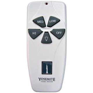 Yosemite Home Decor Universal Remote Control and Receiver for Lighted Ceiling Fan CANOPY REMOTE