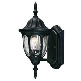Illumine 1 Light Outdoor Textured Black Exterior Wall Mount Lantern CLI SH202852925