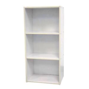 Frenchi Home Furnishing 3 Shelf Bookcase in White JW190 WH