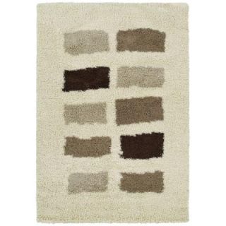 United Weavers Overstock Marley Vanilla 5 ft. 3 in. x 7 ft. 2 in. Contemporary Area Rug DISCONTINUED 320 03693 58