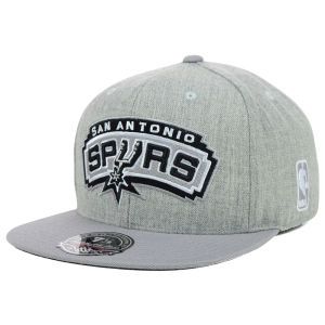 San Antonio Spurs Mitchell and Ness NBA 2Tone Heather Fitted Cap