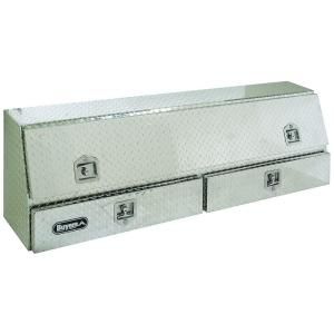 Buyers Products Company 72 in. Contractor Aluminum Topsider Tool Box with Drawers and T Handle Latch 1705641