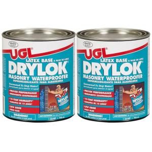 UGL 1 qt. White Latex Drylok Waterproofer (2 Pack) 209102