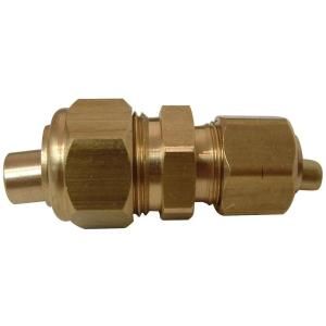 Watts 1/2 in. x 3/8 in. Lead Free Brass Compression x Compression Union with Insert LF A209