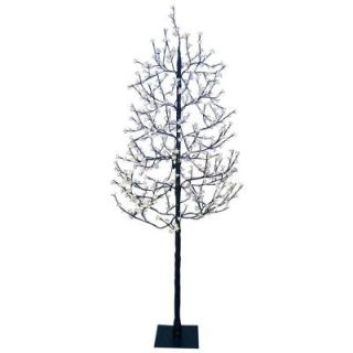 Sterling, Inc. 7.5 ft. LED Artificial Blossom Christmas Tree with Cool White Lights 92411070