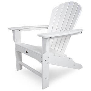 Trex Outdoor Furniture Cape Cod Classic White Patio Adirondack Chair TXA15CW