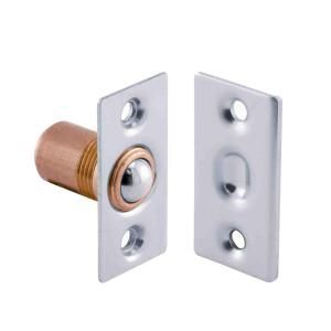 Prime Line 1/2 in. Satin Nickel Solid Brass Surface Mount Ball Catch N 7288