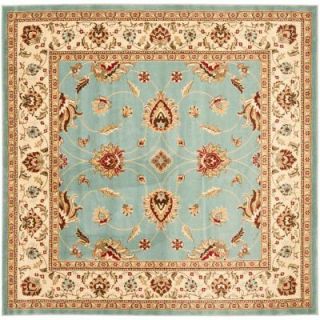 Safavieh Lyndhurst Blue/Ivory 6 ft. 7 in. x 6 ft. 7 in. Square Area Rug LNH553 6512 7SQ