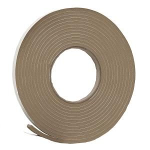 Frost King E/O 3/8 in. x 17 ft. Vinyl Foam Weather Seal Self Stick Tape V443BH