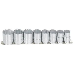 URREA 1/2 in. Drive 12 Point Impact Socket Set (8 Piece) 5400SPL