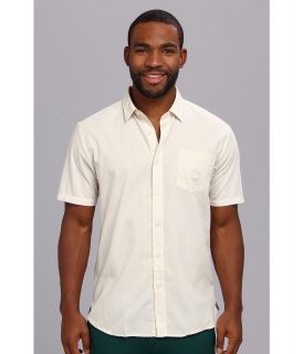 Volcom Weirdoh Solid S/S Shirt Mens Short Sleeve Button Up (White)