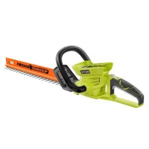 Ryobi 24 in. 40 Volt Lithium ion Cordless Hedge Trimmer   Battery and Charger Not Included RY40601A