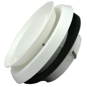 Speedi Products 5 in. Round White Plastic Adjustable Diffuser EX DFRP 05