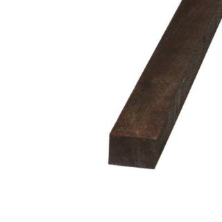 4 in. x 4 in. x 10 ft. Brown Stain Pressure Treated Timber 448645