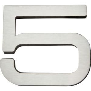 Atlas Homewares Paragon Collection 4 in. Stainless Steel Number 5 PGN5 SS