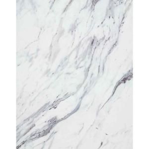 Wilsonart 60 in. x 144 in. Laminate Countertop Sheet in Calcutta Marble Textured Gloss Finish 4925K735060144