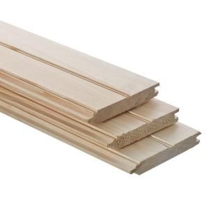 1 in. x 6 in. x 8 ft. Tongue & Groove Board 604437