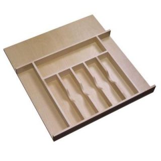 Home Decorators Collection 13x3x19 in. Cutlery Divider Tray for 18 in. Shallow Drawer in Natural Maple CDT18
