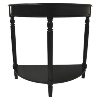 Console Table: French Country Entryway Console Table   Black