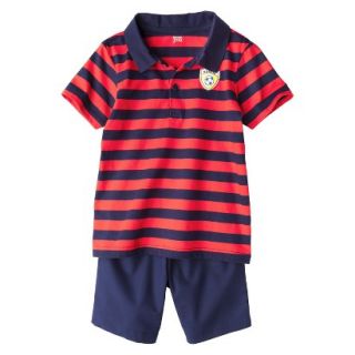 Just One YouMade by Carters Boys 2 Piece Set   Red/Dark Blue 18 M