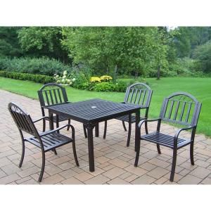 Oakland Living Rochester 5 Piece Patio Dining Set 6135 3830 5 HB