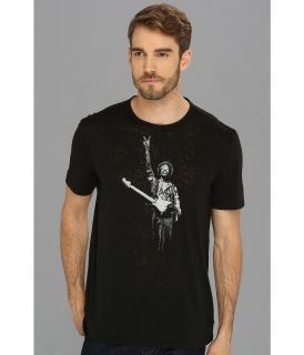John Varvatos Star U.S.A. Jimi Hendrix Rock Icon Tee Mens T Shirt (Black)