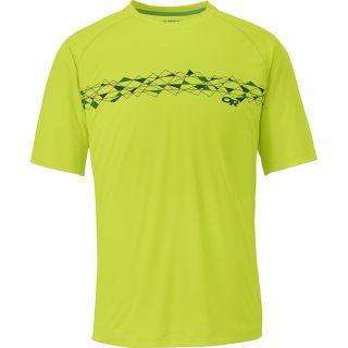 Outdoor Research Echo Graphic T Shirt   UPF 15  Short Sleeve (For Men)   LEMONGRASS (L )