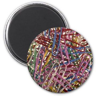 Colorful paper clips for fastening papers together magnet