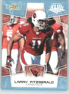 2008 Donruss   Score Limited Edition Super Bowl XLIII GLOSSY # 3 Larry Fitzgerald   Arizona Cardinals   2008 NFC Champion   (Serial #d to 250) NFL Trading Card: Sports Collectibles